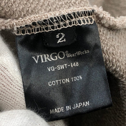 【中古品】【メンズ】 VIRGO WEAR WORKS INC ヴァルゴウェアワークス スウェット トレーナー 長袖 トップス 142-260302-hn-03-fur サイズ：2 カラー：グレージュ系 万代Net店