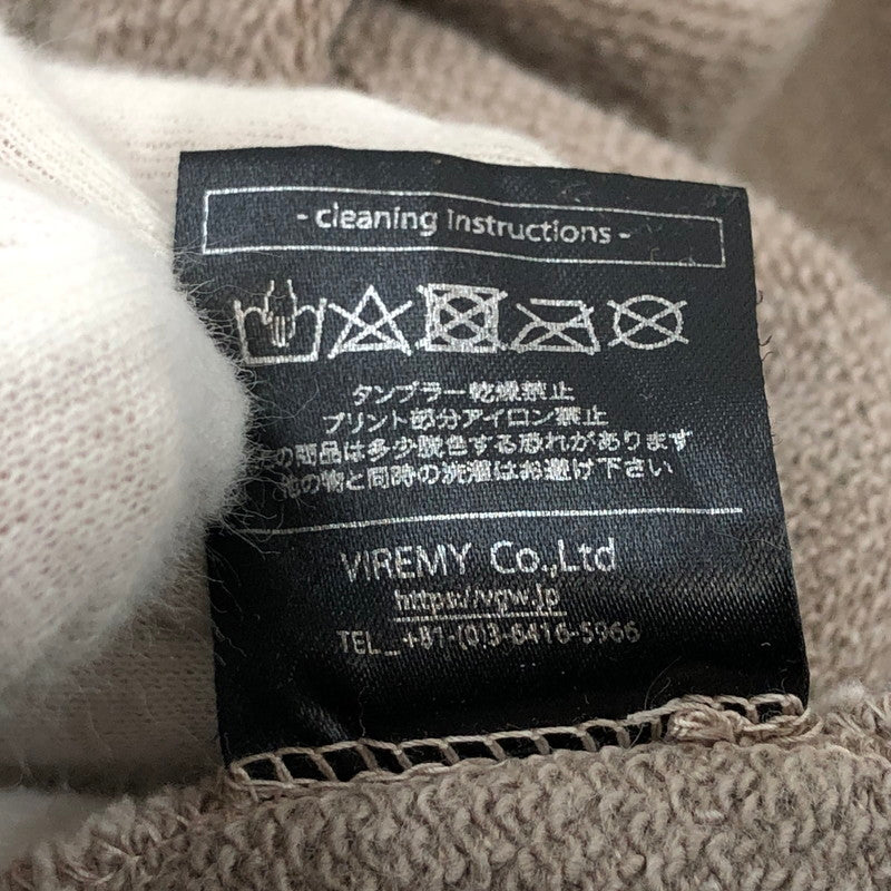 【中古品】【メンズ】 VIRGO WEAR WORKS INC ヴァルゴウェアワークス スウェット トレーナー 長袖 トップス 142-260302-hn-03-fur サイズ：2 カラー：グレージュ系 万代Net店