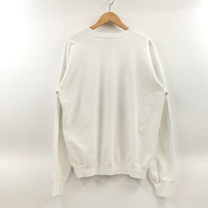 【現状渡し品】【メンズ】 GUESS ゲス c1992 "DOWNHILL" PRINT SWEATSHIRT 02355 USA製 プリント スウェットシャツ トレーナー トップス 146-260812-hn-04-fur サイズ：L カラー：ホワイト 万代Net店