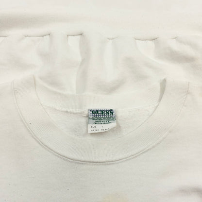 【現状渡し品】【メンズ】 GUESS ゲス c1992 "DOWNHILL" PRINT SWEATSHIRT 02355 USA製 プリント スウェットシャツ トレーナー トップス 146-260812-hn-04-fur サイズ：L カラー：ホワイト 万代Net店