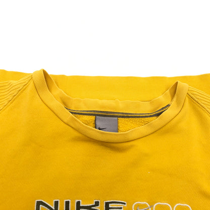 【現状渡し品】【メンズ】 NIKE ナイキ 00S LOGO SWEATSHIRT ロゴ スウェットシャツ トレーナー トップス 146-260812-hn-05-fur サイズ：M カラー：イエロー 万代Net店