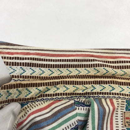 【現状渡し品】【メンズ】 INDIAN MOTOR CYCLE インディアンモトサイクル L/S STRIPE SHIRT IM24478 長袖 ストライプシャツ カジュアルシャツ トップス 145-260302-hn-04-fur サイズ：M カラー：マルチカラー 万代Net店