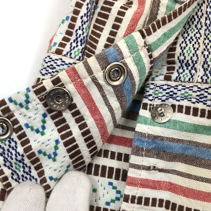 【現状渡し品】【メンズ】 INDIAN MOTOR CYCLE インディアンモトサイクル L/S STRIPE SHIRT IM24478 長袖 ストライプシャツ カジュアルシャツ トップス 145-260302-hn-04-fur サイズ：M カラー：マルチカラー 万代Net店