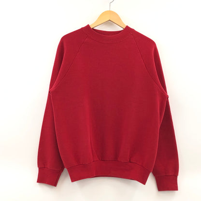 【現状渡し品】【メンズ】 FRUITS OF THE LOOM フルーツオブザルーム L/S SWEATSHIRT 長袖 スウェットシャツ トップス 146-260812-hn-06-fur サイズ：M カラー：レッド 万代Net店