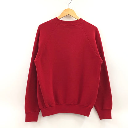 【現状渡し品】【メンズ】 FRUITS OF THE LOOM フルーツオブザルーム L/S SWEATSHIRT 長袖 スウェットシャツ トップス 146-260812-hn-06-fur サイズ：M カラー：レッド 万代Net店
