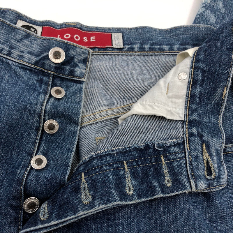 【ジャンク品】【メンズ】 Levi's リーバイス SILVERTAB シルバータブ ルーズフィット デニムパンツ ボトムス 157-251215-hn-05-fur サイズ：不明 カラー：インディゴ 万代Net店