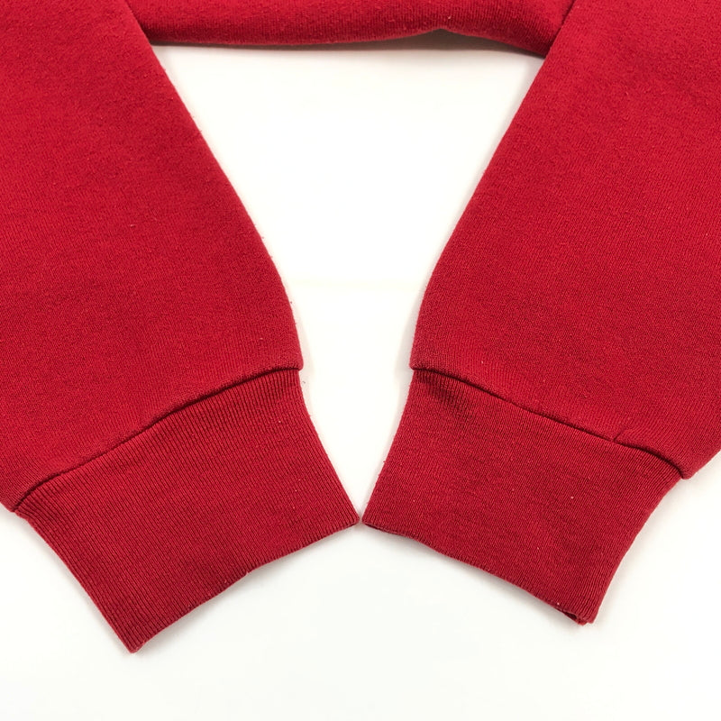 【現状渡し品】【メンズ】 FRUITS OF THE LOOM フルーツオブザルーム L/S SWEATSHIRT 長袖 スウェットシャツ トップス 146-260812-hn-06-fur サイズ：M カラー：レッド 万代Net店