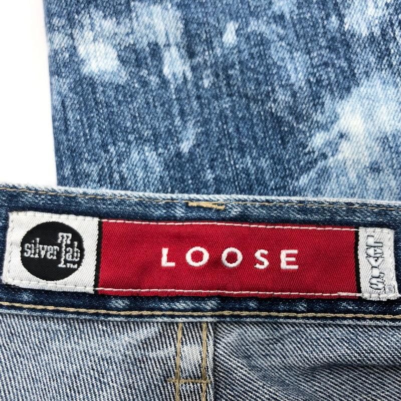 【ジャンク品】【メンズ】 Levi's リーバイス SILVERTAB シルバータブ ルーズフィット デニムパンツ ボトムス 157-251215-hn-05-fur サイズ：不明 カラー：インディゴ 万代Net店