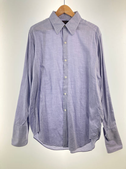【中古品】【メンズ】 YOHJI YAMAMOTO D'URBAN A.A.R ヨウジヤマモトダーバンエーエーアール LONG SLEEVE SHIRT ロングスリーブシャツ トップス 178-260913-YS-02-hon サイズ：L カラー：ブルー系 万代Net店