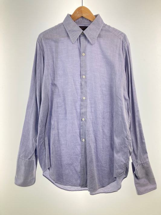【中古品】【メンズ】 YOHJI YAMAMOTO D'URBAN A.A.R ヨウジヤマモトダーバンエーエーアール LONG SLEEVE SHIRT ロングスリーブシャツ トップス 178-260913-YS-02-hon サイズ：L カラー：ブルー系 万代Net店