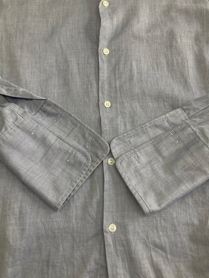 【中古品】【メンズ】 YOHJI YAMAMOTO D'URBAN A.A.R ヨウジヤマモトダーバンエーエーアール LONG SLEEVE SHIRT ロングスリーブシャツ トップス 178-260913-YS-02-hon サイズ：L カラー：ブルー系 万代Net店