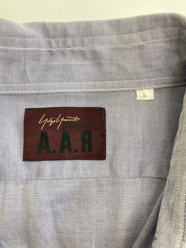 【中古品】【メンズ】 YOHJI YAMAMOTO D'URBAN A.A.R ヨウジヤマモトダーバンエーエーアール LONG SLEEVE SHIRT ロングスリーブシャツ トップス 178-260913-YS-02-hon サイズ：L カラー：ブルー系 万代Net店