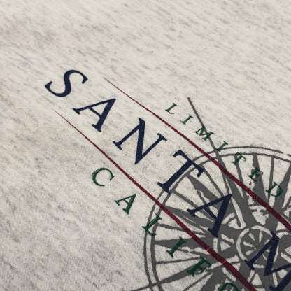 【現状渡し品】【メンズ】 DIPORT USA ディポート ユーエスエー 80S SANTA MONICA PRINT SWEAT SHIRT プリント スウェットシャツ トレーナー トップス 146-260812-hn-07-fur サイズ：L カラー：グレー 万代Net店