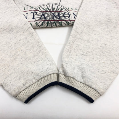 【現状渡し品】【メンズ】 DIPORT USA ディポート ユーエスエー 80S SANTA MONICA PRINT SWEAT SHIRT プリント スウェットシャツ トレーナー トップス 146-260812-hn-07-fur サイズ：L カラー：グレー 万代Net店