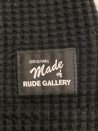 【中古品】【メンズ】 RUDE GALLERY ルードギャラリー 20AW WAFFLE ZIP PARKA ワッフルジップパーカー トップス 142-260913-YS-05-hon サイズ：5 カラー：BLACK 万代Net店