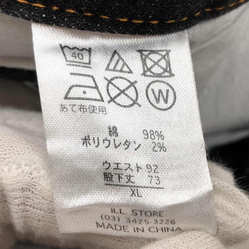 【現状渡し品】【メンズ】 LEFLAH レフラー セパレートブリーチ バギーデニムパンツ ボトムス 153-251215-hn-08-fur サイズ：XL カラー：ブラック 万代Net店