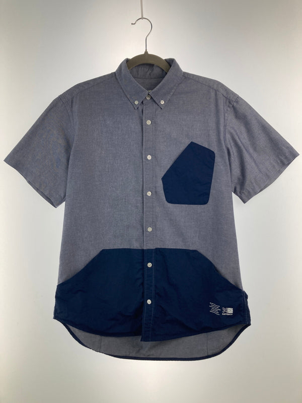【中古品】【メンズ】 KARRIMOR カリマー HYBRID SHORT SLEEVE SHIRTS 1305M-172 ハイブリッドショートスリーブシャツ トップス 178-260913-YS-06-hon サイズ：L カラー：ブルー/グレー系 万代Net店