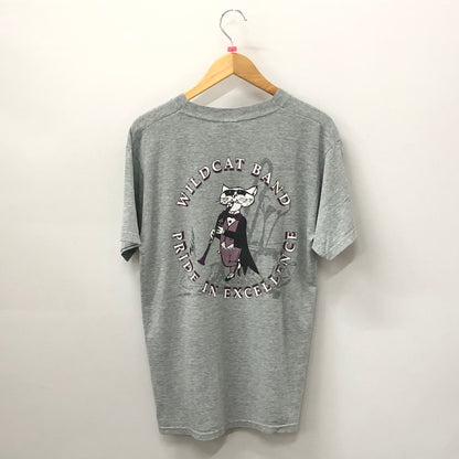 【中古品】【メンズ】  フルーツオブザルーム FRUIT OF THE LOOM 00’S～90’S WILDCAT BAND TEE ワイルド キャット バンド Tシャツ トップス 145-240610-rk-2-tei サイズ：M カラー：グレー 万代Net店