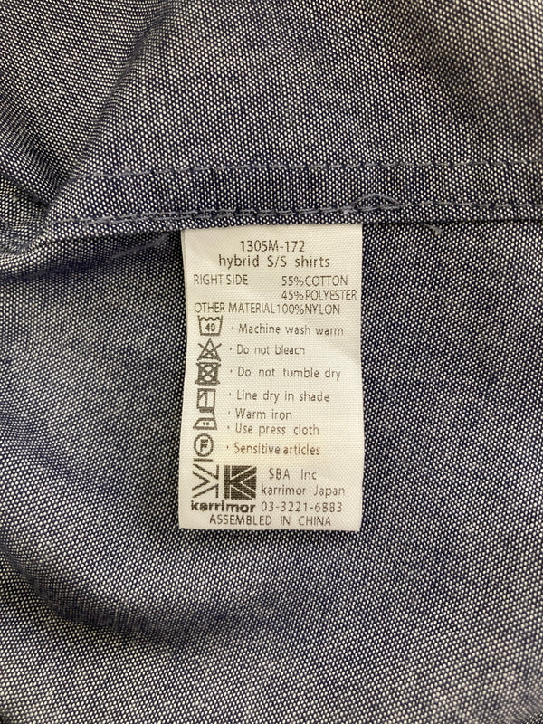 【中古品】【メンズ】 KARRIMOR カリマー HYBRID SHORT SLEEVE SHIRTS 1305M-172 ハイブリッドショートスリーブシャツ トップス 178-260913-YS-06-hon サイズ：L カラー：ブルー/グレー系 万代Net店
