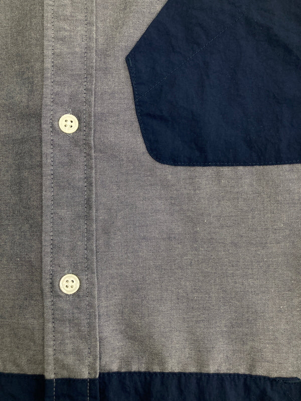 【中古品】【メンズ】 KARRIMOR カリマー HYBRID SHORT SLEEVE SHIRTS 1305M-172 ハイブリッドショートスリーブシャツ トップス 178-260913-YS-06-hon サイズ：L カラー：ブルー/グレー系 万代Net店