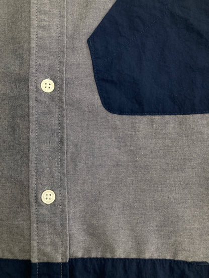 【中古品】【メンズ】 KARRIMOR カリマー HYBRID SHORT SLEEVE SHIRTS 1305M-172 ハイブリッドショートスリーブシャツ トップス 178-260913-YS-06-hon サイズ：L カラー：ブルー/グレー系 万代Net店