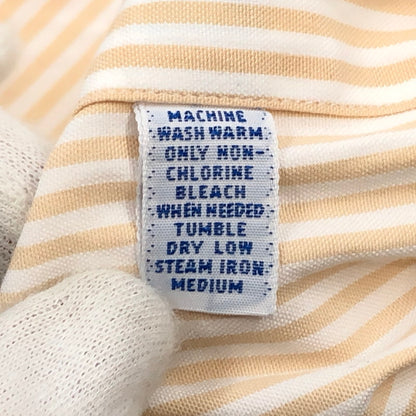 【現状渡し品】【メンズ】 RALPH LAUREN ラルフローレン YARMOUTH 90S ヤーマス ストライプシャツ カジュアルシャツ 長袖 トップス 146-251215-hn-09-fur サイズ：16-34 カラー：ベージュ/ホワイト 万代Net店