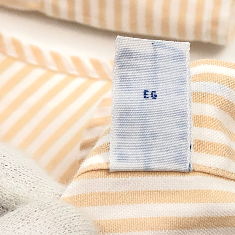 【現状渡し品】【メンズ】 RALPH LAUREN ラルフローレン YARMOUTH 90S ヤーマス ストライプシャツ カジュアルシャツ 長袖 トップス 146-251215-hn-09-fur サイズ：16-34 カラー：ベージュ/ホワイト 万代Net店