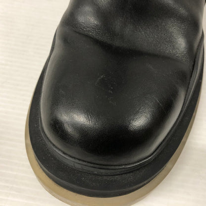 【中古品】【メンズ】 BOTTEGAVENETA ボッテガヴェネタ THE TIRE LONG BOOTS タイヤ レザー 厚底 ロングブーツ サイドゴア 183-240328-ma-10-tei サイズ：41 カラー：ブラッククリア 万代Net店