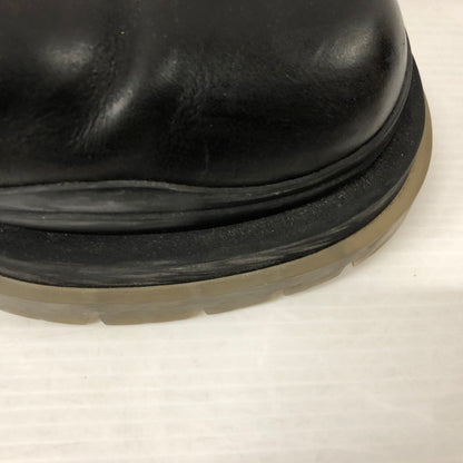 【中古品】【メンズ】 BOTTEGAVENETA ボッテガヴェネタ THE TIRE LONG BOOTS タイヤ レザー 厚底 ロングブーツ サイドゴア 183-240328-ma-10-tei サイズ：41 カラー：ブラッククリア 万代Net店