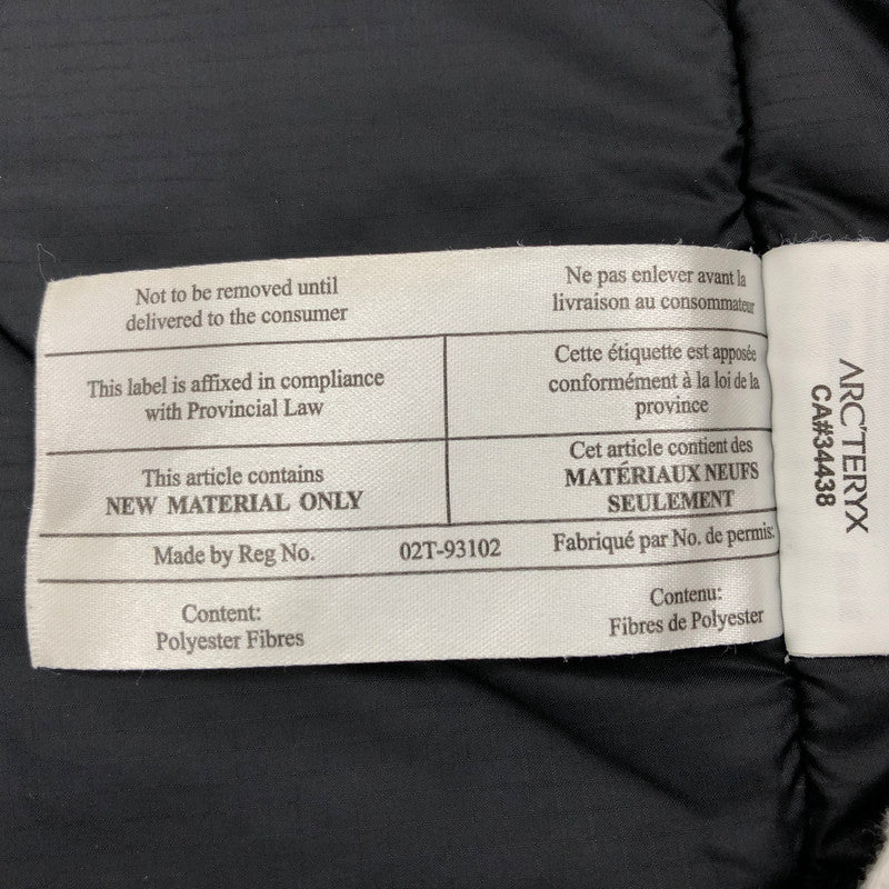 【現状渡し品】【メンズ】 ARC'TERYX アークテリクス Atom Hoody アトム フーディ マウンテンパーカー ジャケット アウター 144-250215-hn-02-fur サイズ：L カラー：ブラック 万代Net店