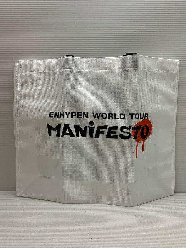 【現状渡し品】 ENHYPEN MANIFESTO ショッパー バッグ グッズ エンハイフン アイドル カード 084-250815-em-23-min 万代Net店