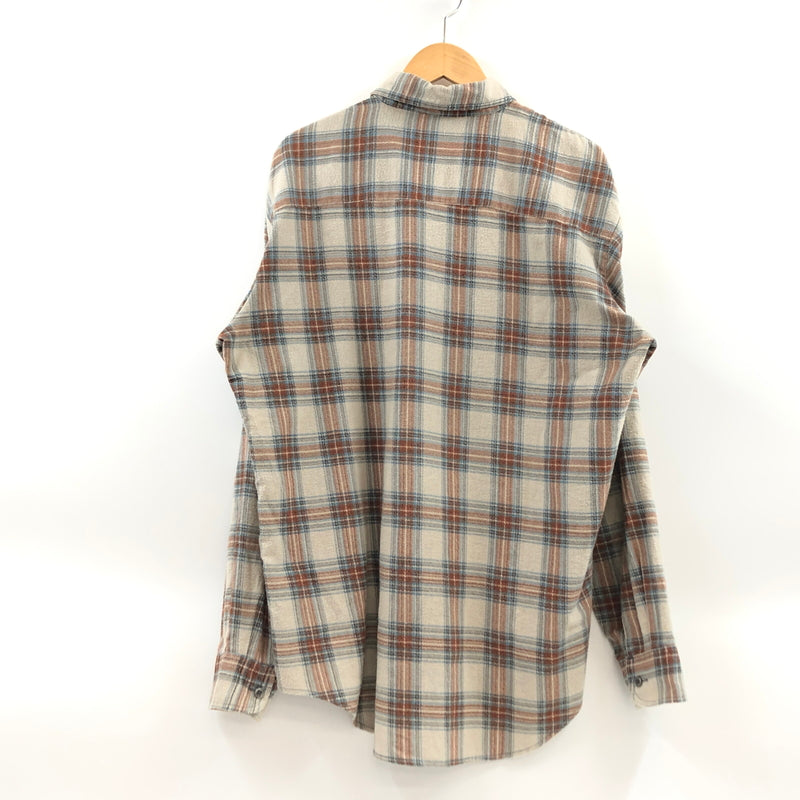【現状渡し品】【メンズ】 GADDI ガディ L/S CHECK COTTON POLYESTER SHIRT 長袖 チェック コットン ポリエステル シャツ カジュアルシャツ トップス 146-260813-hn-02-fur サイズ：L カラー：ベージュ/レッド/ブルー系 万代Net店
