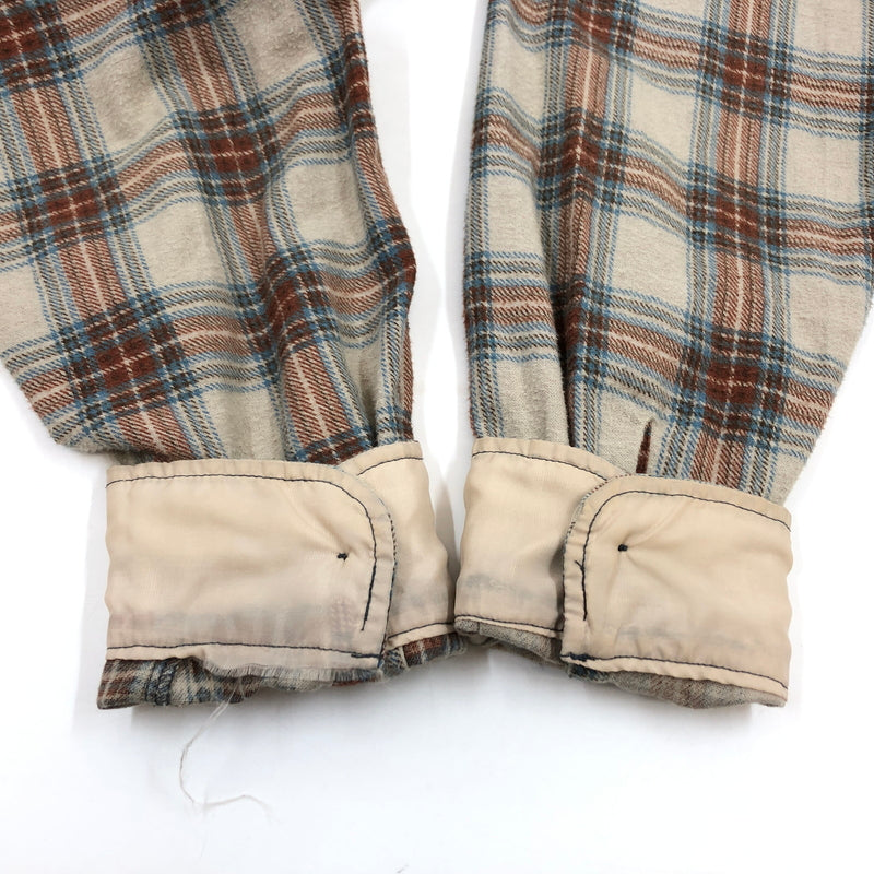 【現状渡し品】【メンズ】 GADDI ガディ L/S CHECK COTTON POLYESTER SHIRT 長袖 チェック コットン ポリエステル シャツ カジュアルシャツ トップス 146-260813-hn-02-fur サイズ：L カラー：ベージュ/レッド/ブルー系 万代Net店
