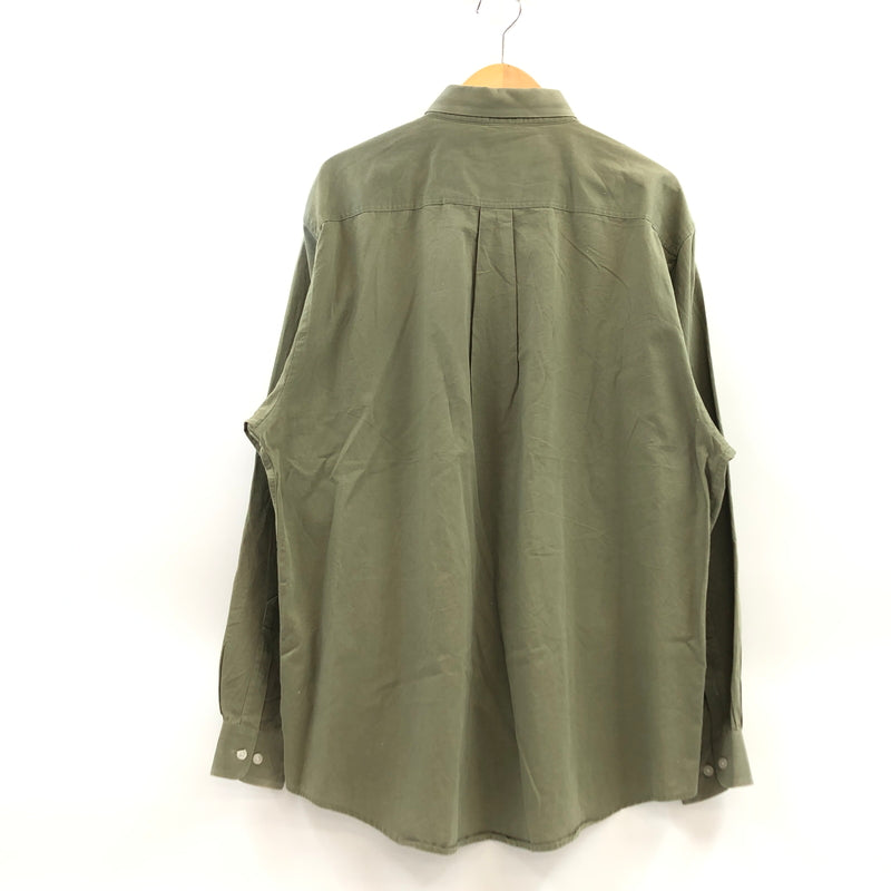 【現状渡し品】【メンズ】 DEVON＆JONES デボンアンドジョーンズ アドバンテージ ピマ ツイル 長袖シャツ カジュアルシャツ トップス 146-260813-hn-03-fur サイズ：XL カラー：オリーブ系 万代Net店