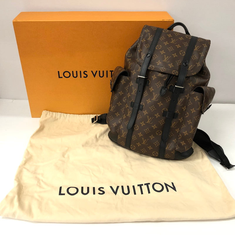 【中古品】【メンズ】 LOUIS VUITTON ルイ・ヴィトン M43735/モノグラム マカサークリストファーMM リュック バックパック かばん 179-231130-ma-8-tei カラー：ブラウン系 万代Net店