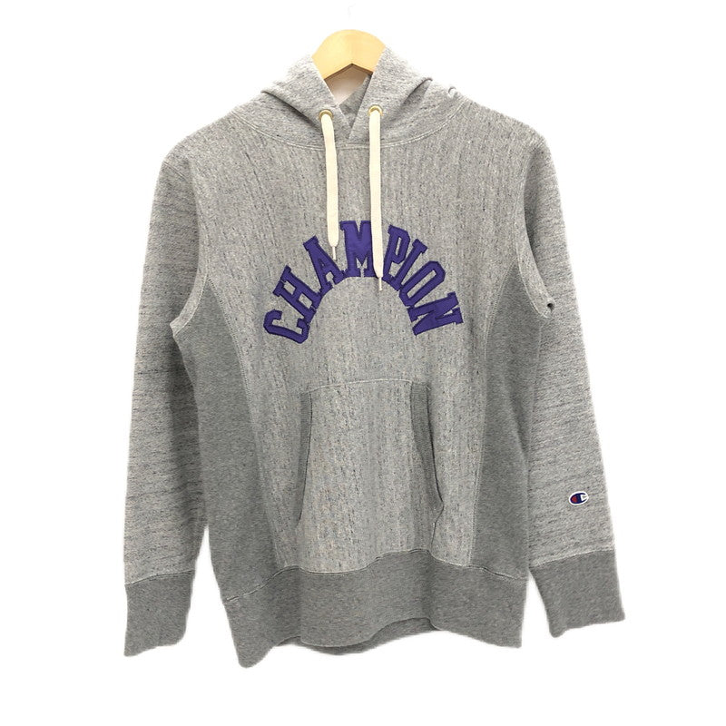 【中古品】【メンズ】 Champion チャンピオン 19FW REVERSE WEAVE P/O HOODIE C8-Q104 リバースウィーブ プルオーバー フーディー パーカー スウェット 長袖 トップス 145-250621-hn-06-fur サイズ：S カラー：グレー 万代Net店