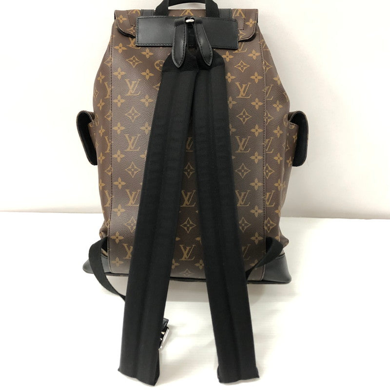 【中古品】【メンズ】 LOUIS VUITTON ルイ・ヴィトン M43735/モノグラム マカサークリストファーMM リュック バックパック かばん 179-231130-ma-8-tei カラー：ブラウン系 万代Net店