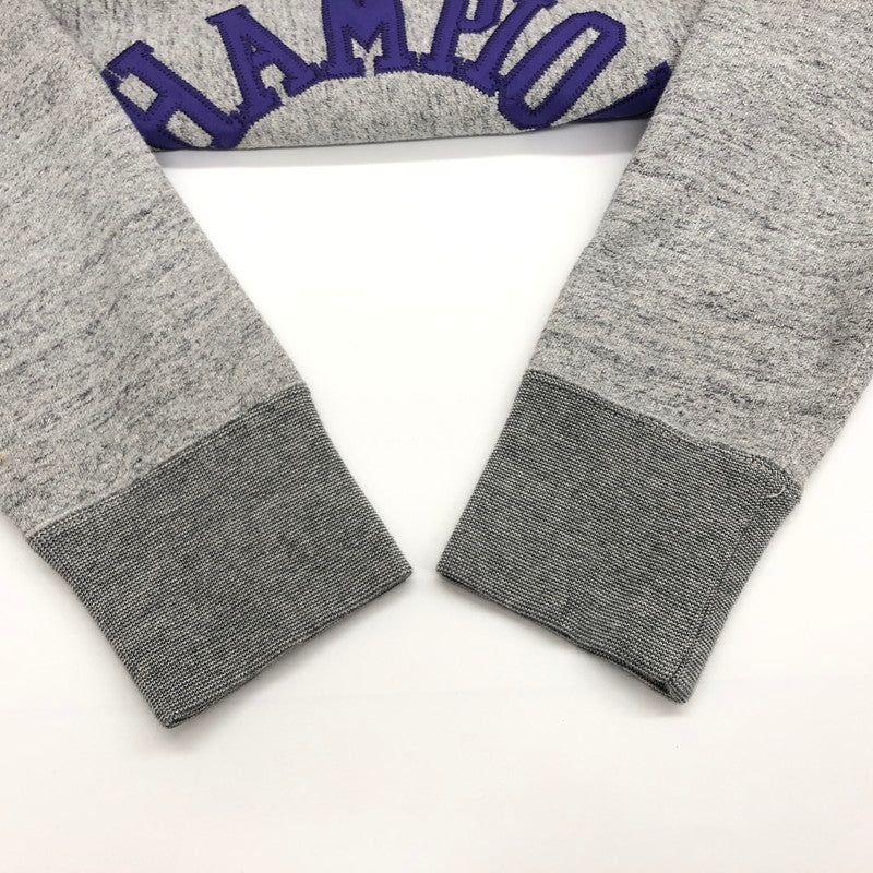 【中古品】【メンズ】 Champion チャンピオン 19FW REVERSE WEAVE P/O HOODIE C8-Q104 リバースウィーブ プルオーバー フーディー パーカー スウェット 長袖 トップス 145-250621-hn-06-fur サイズ：S カラー：グレー 万代Net店