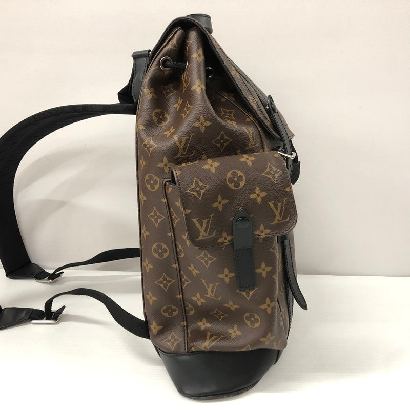 【中古品】【メンズ】 LOUIS VUITTON ルイ・ヴィトン M43735/モノグラム マカサークリストファーMM リュック バックパック かばん 179-231130-ma-8-tei カラー：ブラウン系 万代Net店