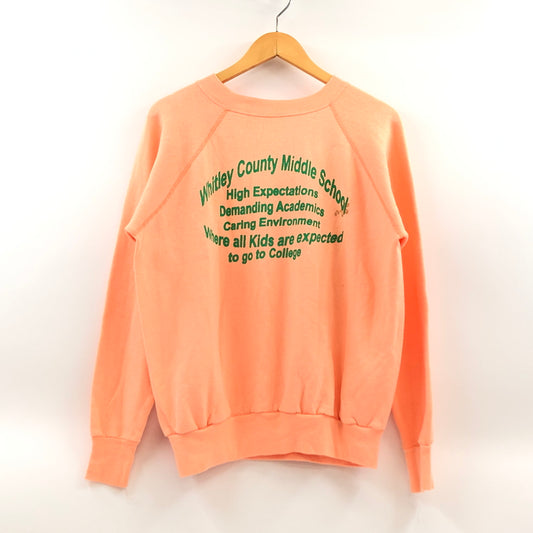 【中古品】【メンズ】 PANNILL パニール PRINT SWEATSHIRT プリント スウェットシャツ トレーナー トップス 146-260813-hn-07-fur サイズ：L カラー：オレンジ 万代Net店