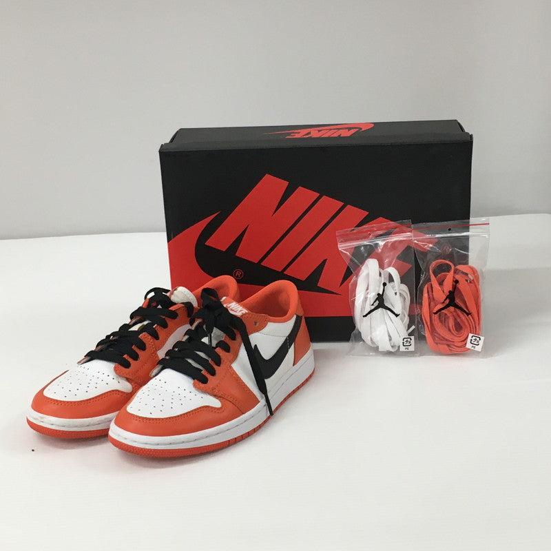 【中古品】【メンズ】 NIKE ナイキ NIKE WMNS AIR JORDAN 1LOW OG スニーカー 靴 160-240629-rk-8-tei サイズ：24cm カラー：オレンジ 万代Net店