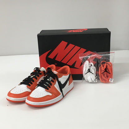 【中古品】【メンズ】 NIKE ナイキ NIKE WMNS AIR JORDAN 1LOW OG スニーカー 靴 160-240629-rk-8-tei サイズ：24cm カラー：オレンジ 万代Net店