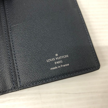 【中古品】【メンズ】 LOUIS VUITTON ルイ・ヴィトン M30285 ポルトフォイユ・ブラザ 長財布 二つ折り ウォレット  179-231130-ma-10-tei カラー：ネイビー 万代Net店