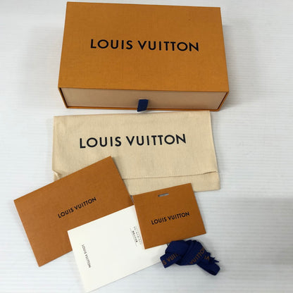 【中古品】【メンズ】 LOUIS VUITTON ルイ・ヴィトン M30285 ポルトフォイユ・ブラザ 長財布 二つ折り ウォレット  179-231130-ma-10-tei カラー：ネイビー 万代Net店