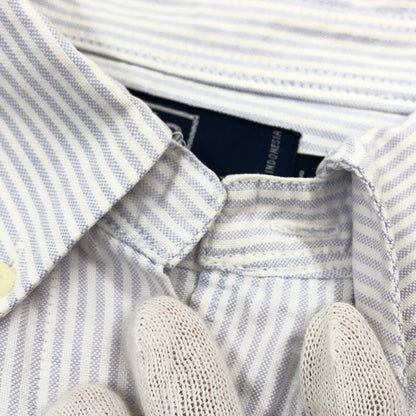 【中古品】【メンズ】 POLO RALPH LAUREN ポロ・ラルフローレン STRIPE L/S SHIRT ストライプ 長袖シャツ カジュアルシャツ トップス 146-260813-hn-11-fur サイズ：L カラー：パープル/ホワイト 万代Net店