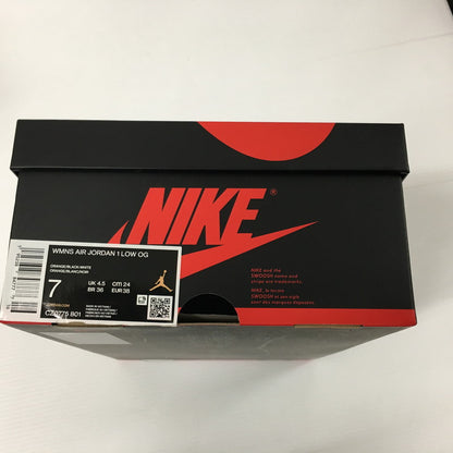 【中古品】【メンズ】 NIKE ナイキ NIKE WMNS AIR JORDAN 1LOW OG スニーカー 靴 160-240629-rk-8-tei サイズ：24cm カラー：オレンジ 万代Net店