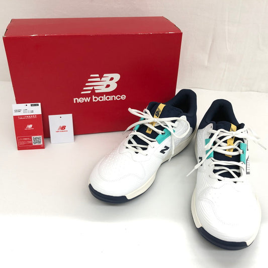 【中古美品】【メンズ】 NEW BALANCE ニューバランス 696 v6 MCH696T6 テニスシューズ スニーカー 靴 163-250622-hn-03-fur サイズ：29.0cm US 11 カラー：ホワイト/ネイビー系 万代Net店