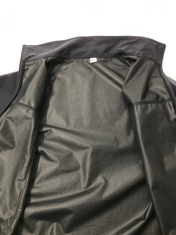 【中古品】【メンズ】 ES.1 エスアイ NYLON JACKET NAVY F001 ナイロン ジャケット ライトアウター 140-260813-rt-20-tagh サイズ：XL カラー：ブラック 万代Net店