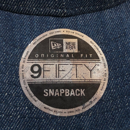 【中古品】【メンズ/レディース】 STUSSY ステューシー × NEWERA ニューエラ 9FIFTY DENIM BB CAP ロゴ刺繡 デニム ベースボールキャップ 帽子 185-260815-hn-04-fur サイズ：ONE SIZE カラー：インディゴ 万代Net店