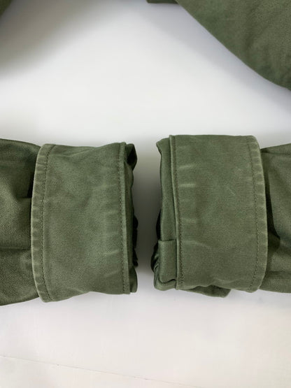 【中古品】【メンズ】 WTAPS ダブルタップス 24SS CBW 01 LS COTTON SATIN IDENTITY エルエス コットン サテン アイデンティティ 241CWDT-SHM02 メンズ トップス 142-261014-KS-01-min サイズ：04 カラー：グリーン 万代Net店